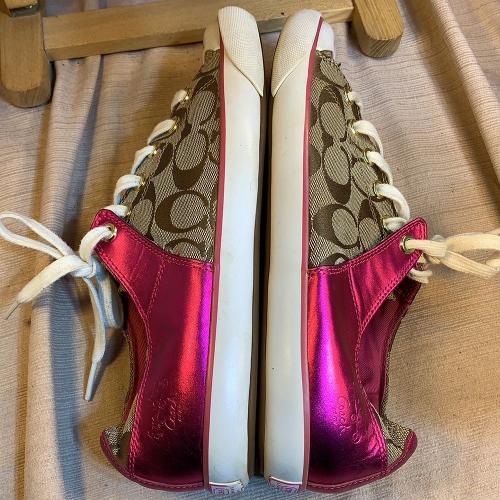 Coach logo sneakers almost NEW, EC, preloved - Picture 7 of 16
